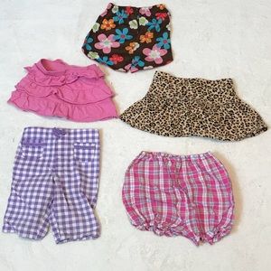 5 Bottoms Lot for $10 Size 2T / 24 months